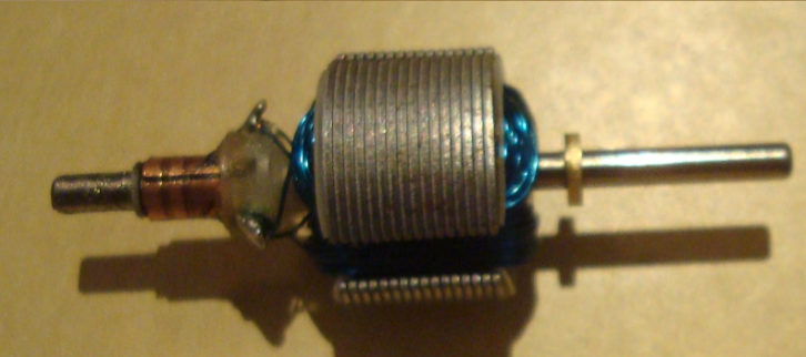 Rotor from a DC motor